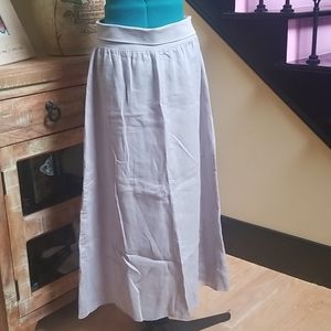 Dylan Gray Linen Skirt - SZ M